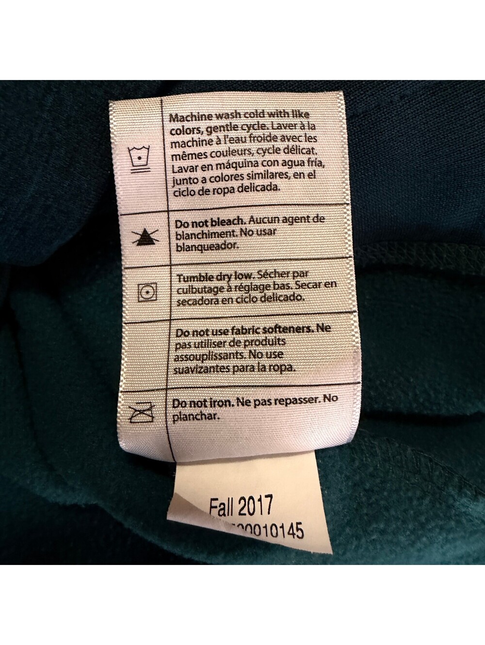 Carhartt Force Extremes Full Zip Jacket Large 12-14 Teal Blue - Picture 8 of 8